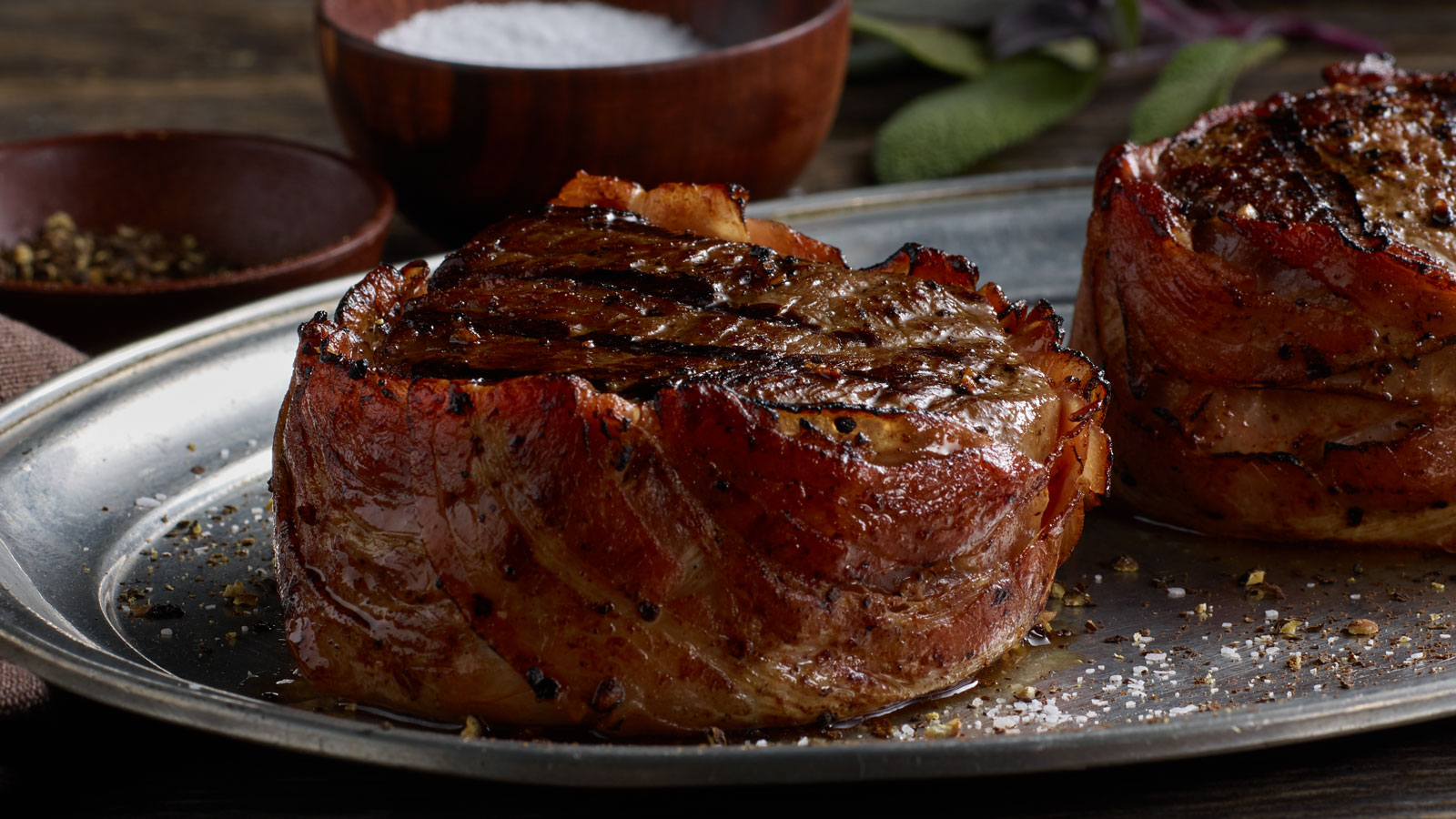 Grilled Pancetta-Wrapped Filet Mignon