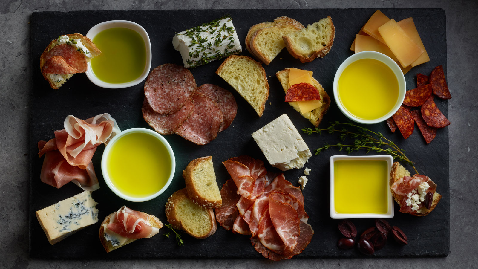 Olive Oil Tasting Board