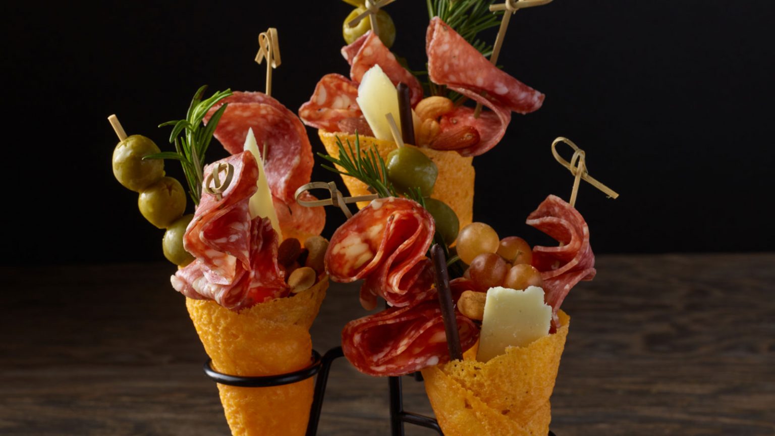 Cheddar Charcuterie Cones COLUMBUS® Craft Meats