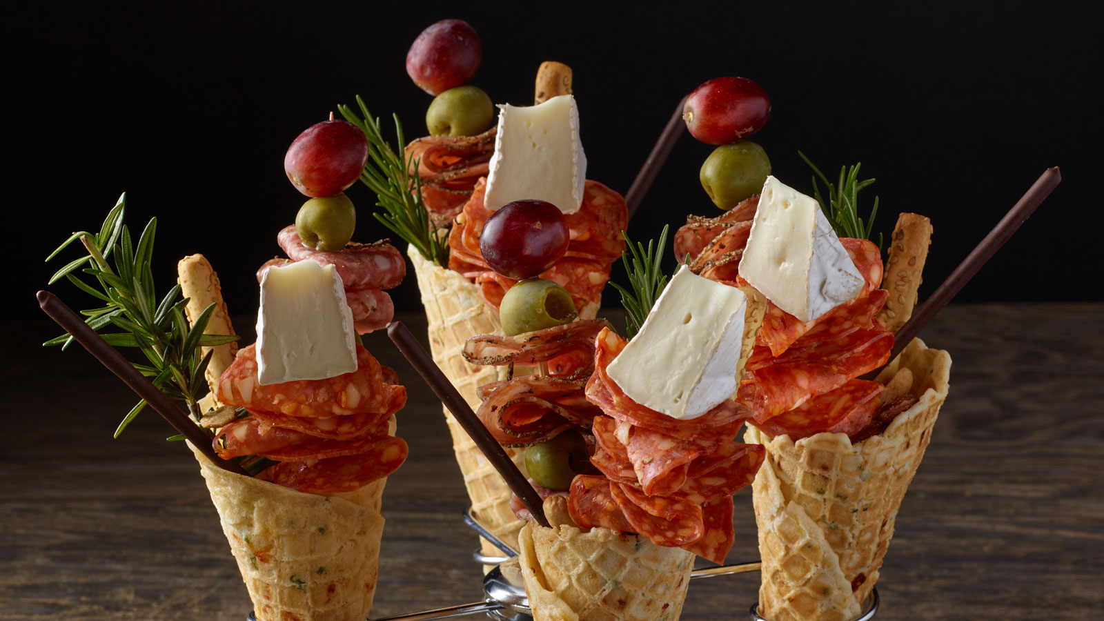 Savory Charcuterie Cones