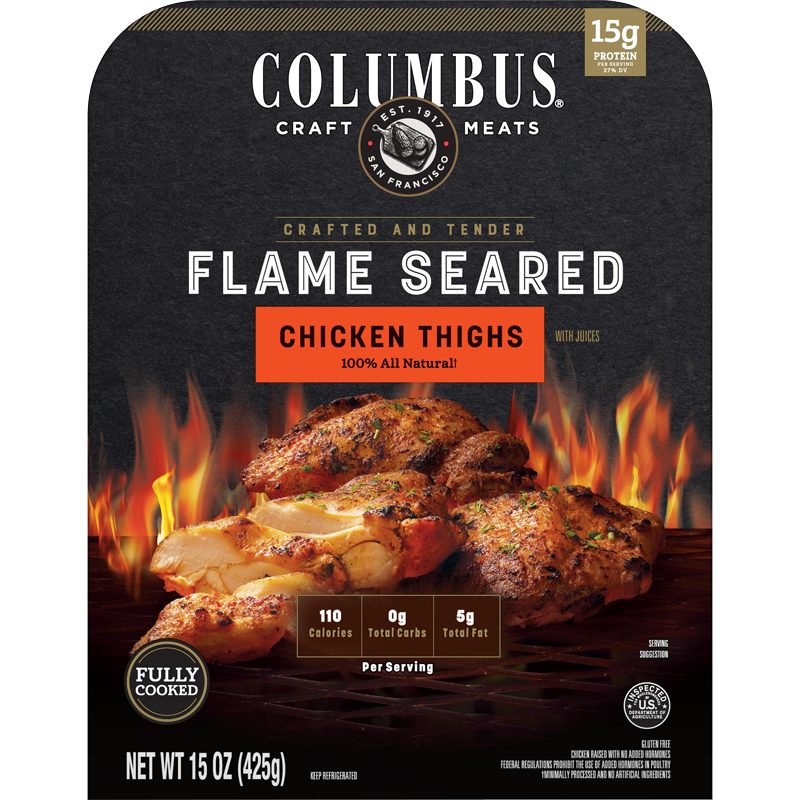 Columbus Flame-Seared Chicken Thighs 15 oz.