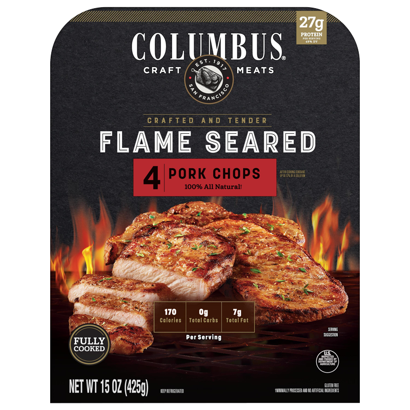 Columbus Flame-Seared Pork Chops - 15 oz.
